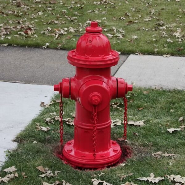 painted fire hydrant, municipal asset maintenance, fire protection equipment